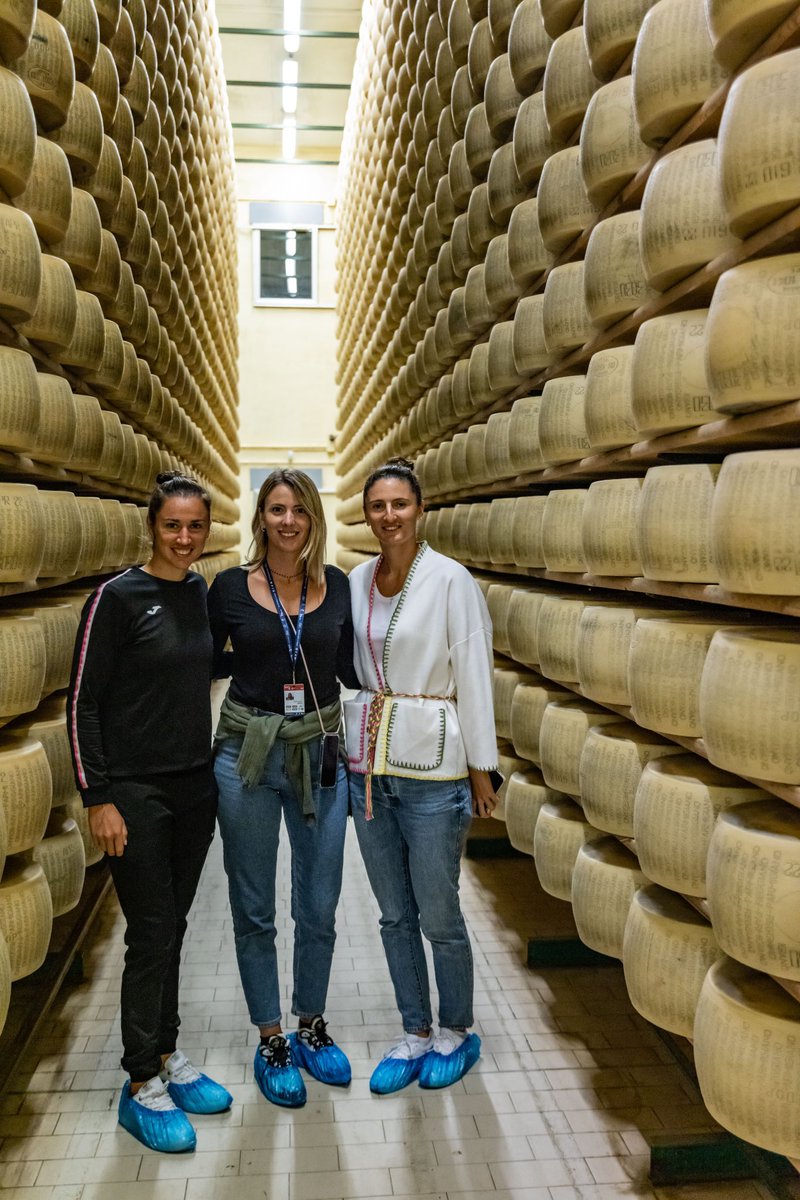 MariaMasini11's tweet photo. Roundup of 📸 among tennis courts, cheese and history at the #ParmaLadiesOpen 🎾🧀💛

@WTA • @meftennisevents • @ComuneParma 

 #wta #DigitalMarketing #socialmedia https://t.co/U9tQNZpzFP