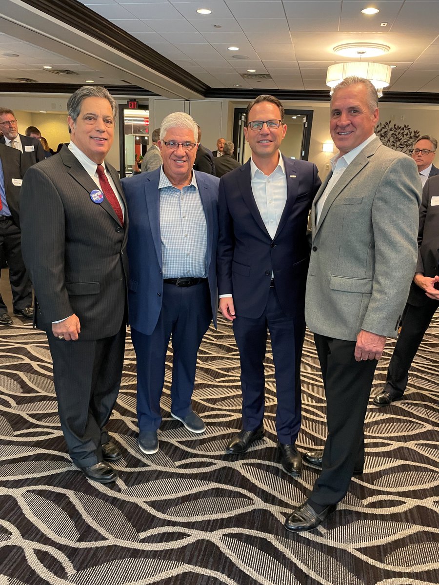 Great spending time yesterday in Pittsburgh with our next governor <a href="/JoshShapiroPA/">Josh Shapiro</a>! I support Josh and look forward to working with him over the next four years. We need to make sure we elect Josh &amp; all the democrats up and down the ticket.