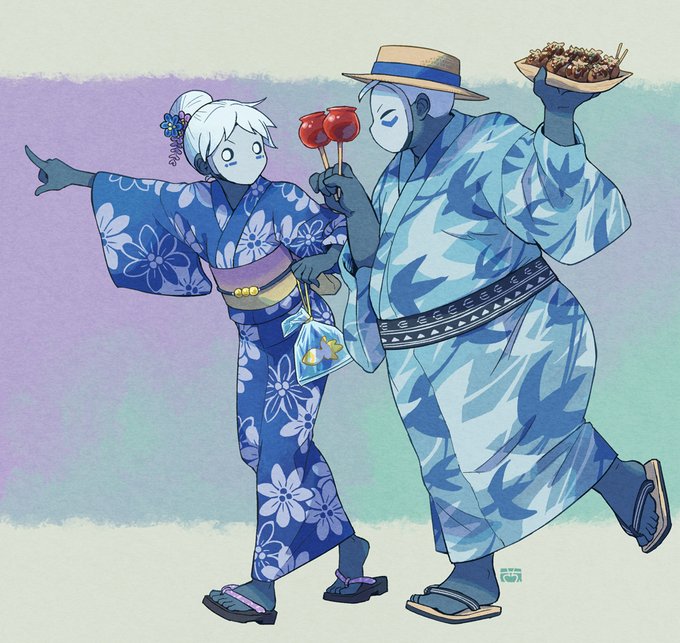 「takoyaki yukata」 illustration images(Latest)