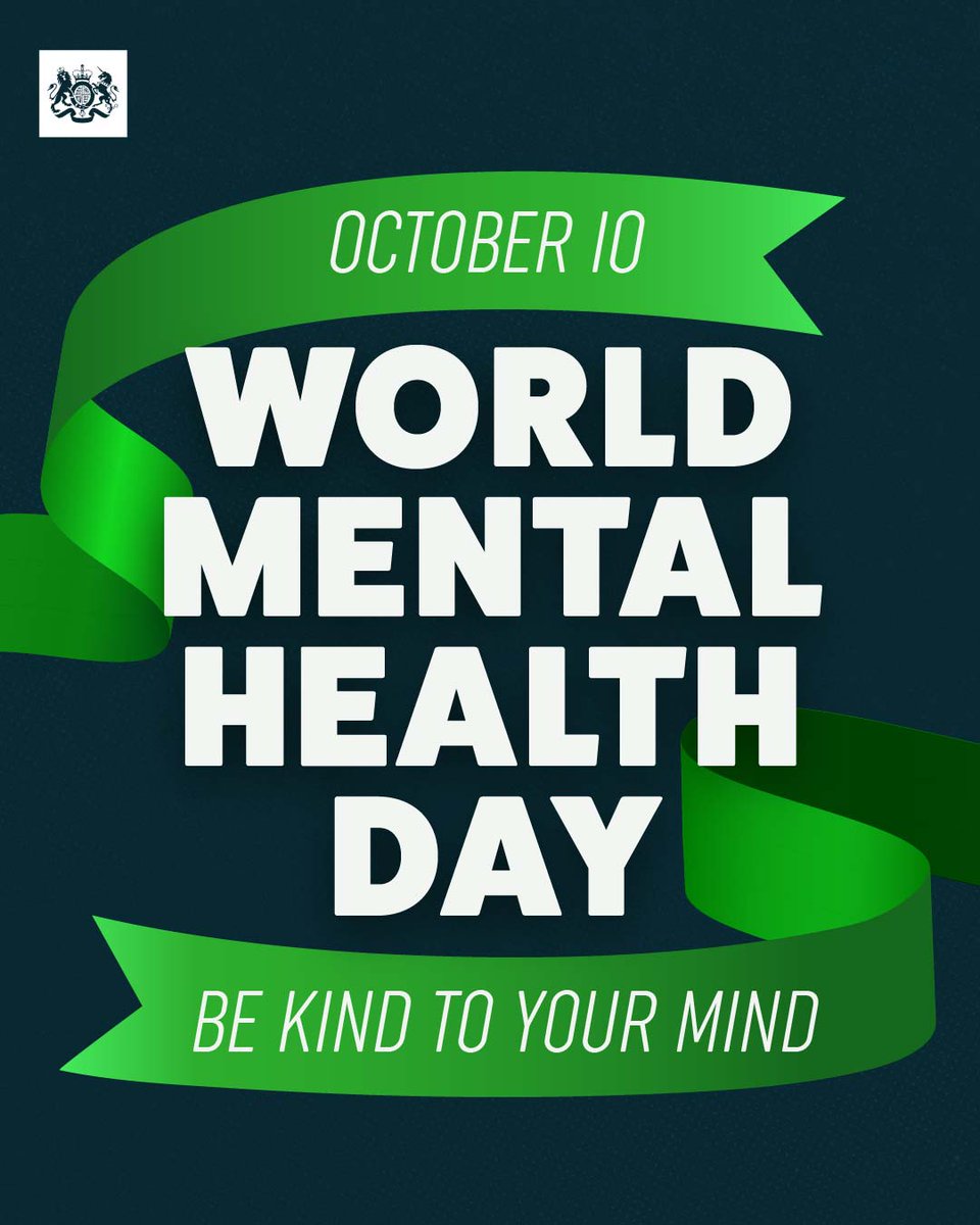 There are many ways we can support people to look after their mental wellbeing.

If you or someone you know is struggling, help is available.

Tips &amp; resources here: ▶️ nhs.uk/every-mind-mat…

#WorldMentalHealthDay | #EveryMindMatters