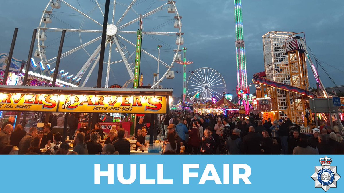 Are you heading to Hull Fair today?

If you are taking small children to the fair, take a photo of them beforehand so we can see exactly what they are wearing should they go missing.

For more advice, click here: ow.ly/Usai50L3VBM

#Hull #HullFair #HullFair2022