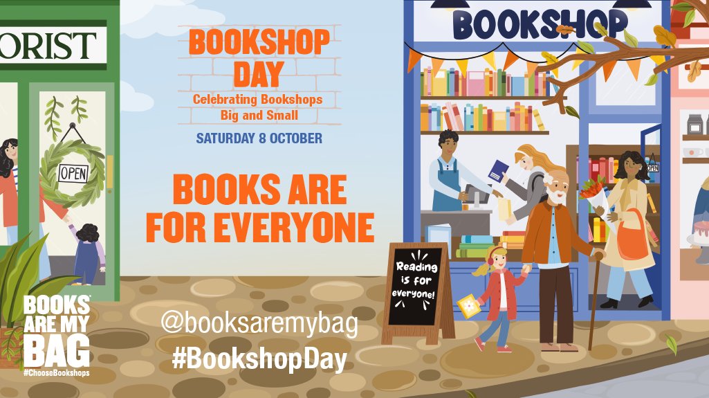 Happy bookshop day! Check out the @booksaremybag website for a handy tool to find your local bookshop 👇 booksaremybag.com #BookshopDay