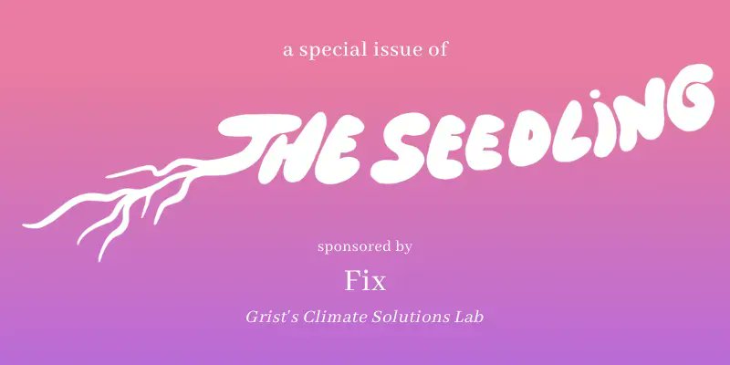 Sign up now to receive a special issue of The Seedling sponsored by Fix, <a href="/grist/">grist</a>’s climate solutions lab, spotlighting the Imagine 2200 Collection! These twelve stories envision futures of climate healing and hope 🌱

Subscribe: buff.ly/3rnlIPn