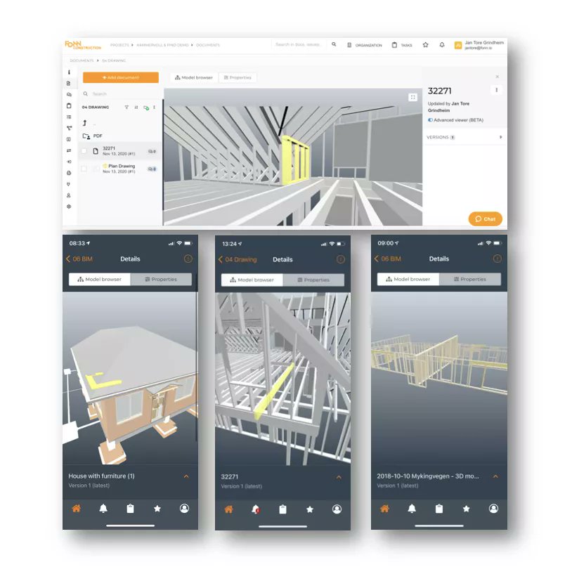 xeokit's tweet photo. #xeokit SDK in the wild, powering the browser graphics in Fonn Construction's BIM software!
https://t.co/T0CDlSg6PT
#BIM #IFC #opensource https://t.co/BbilhQxhPV