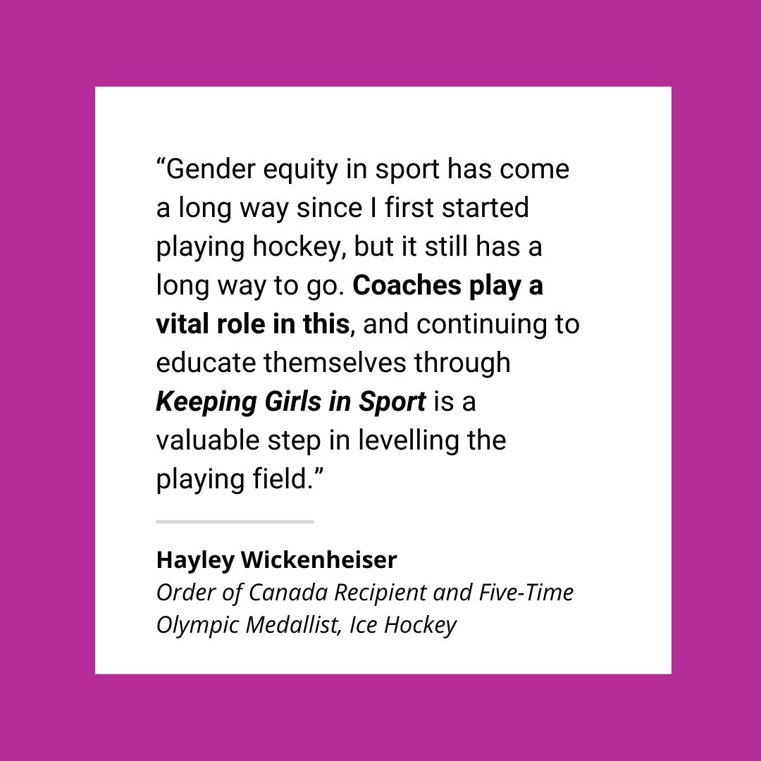 RespectGroup's tweet photo. Did you know that girls quit sport at twice the rate of boys? WE can change this together! #kgis #keepinggirlsinsport #coaching #sport https://t.co/SKgS2MnF4X