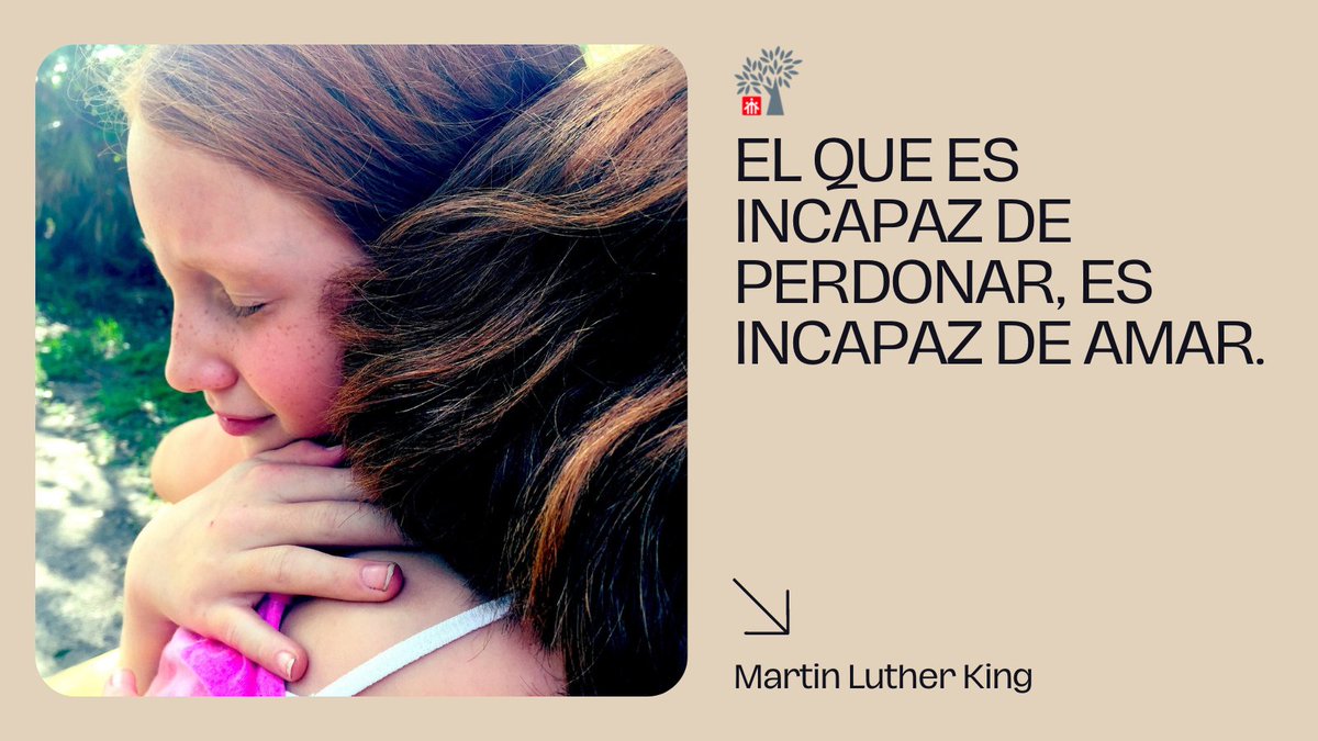 “El que es incapaz de perdonar, es incapaz de amar".  Martin Luther King. 
<a href="/SalesianosSSM/">Salesianos SSM</a> 
<a href="/SalesianosEs/">Salesianos España</a>
 #AbrimosCaminos #Máximadeldía