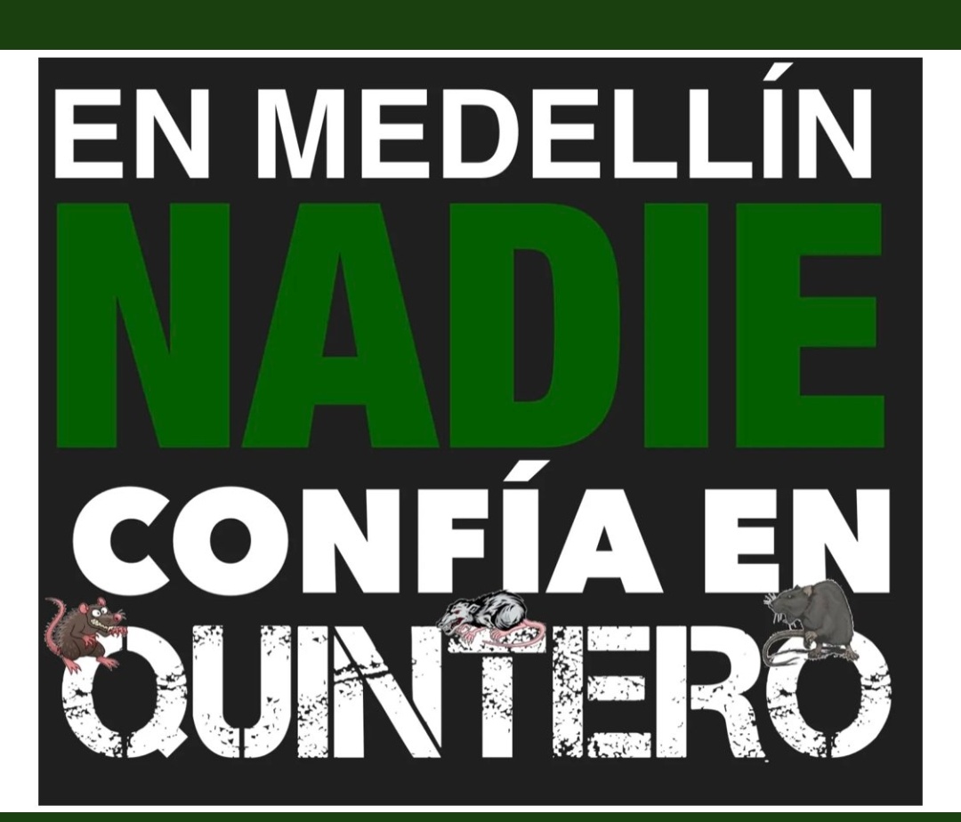 MARGARA_ALVAREZ's tweet photo. @danielduquev #nomasdanielquintero #fueradanielquintero #medellinsinquintero #elpeoralcaldedemedellin https://t.co/jJT8v9L6iO