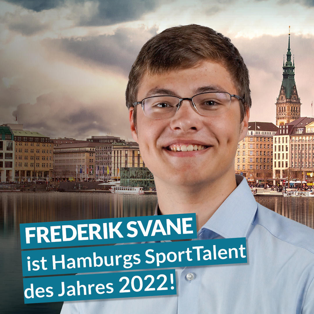 Herzlichen Glückwunsch, <a href="/GMFrederikSvane/">Frederik Svane</a> vom 
<a href="/HSK1830/">HSK von 1830</a> ist Hamburgs SportTalent des Jahres! Die Auszeichnung des Olympiastützpunktes HH/SH und der Eliteschule des Sports ehrt jedes Jahr Nachwuchssportler, die außergewöhnliche Leistungen gezeigt haben.
hamburger-sportbund.de/aktuelles/news…