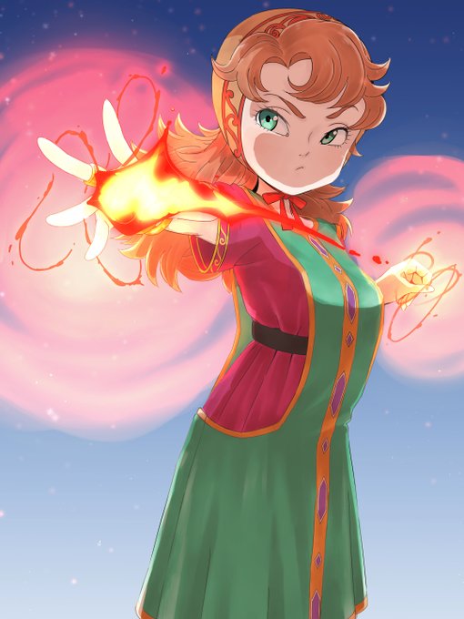 マリベル(過去絵修正) https://t.co/7IwYQzvlK2