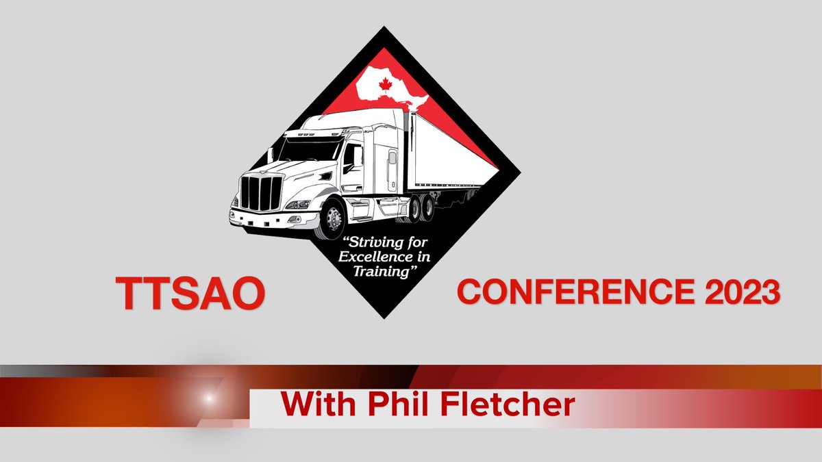 TTSAOontario's tweet photo. TTSAO Conference 2023 Teaser https://t.co/LIi2RNEfJJ President Philip Fletcher announces the 7th Annual TTSAO Conference and what to expect for 2023. #ttsao2023 #ttsao #truckdrivertraining #ttsaoconference https://t.co/6rypEaaOll