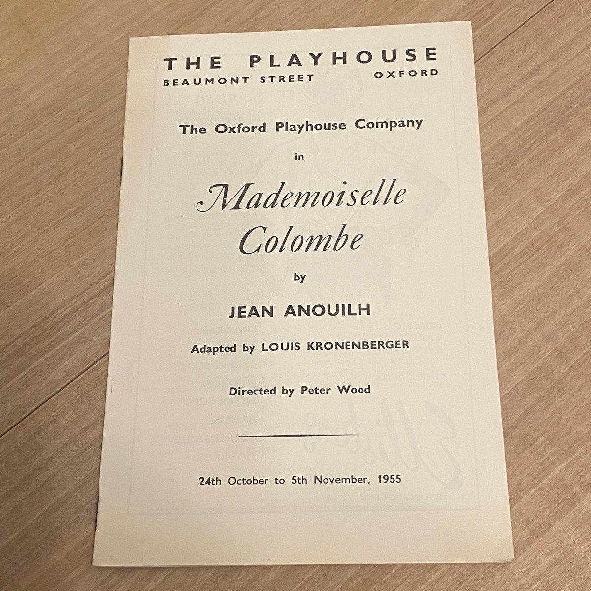 BereftStatistic's tweet image. Vintage theatre programmes arrived in the post today 😍 #oxfordplayhouse #michaelbryant