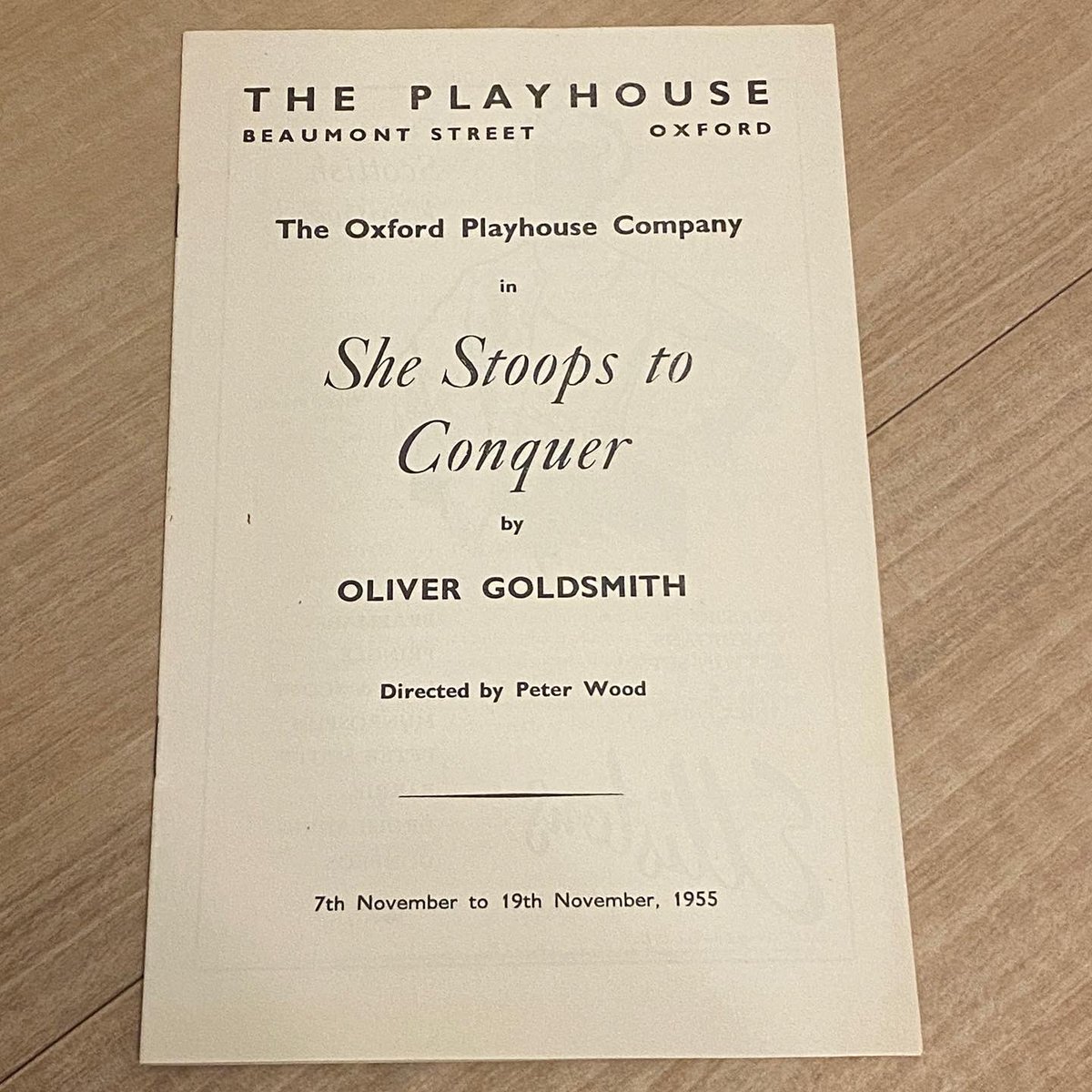 BereftStatistic's tweet image. Vintage theatre programmes arrived in the post today 😍 #oxfordplayhouse #michaelbryant