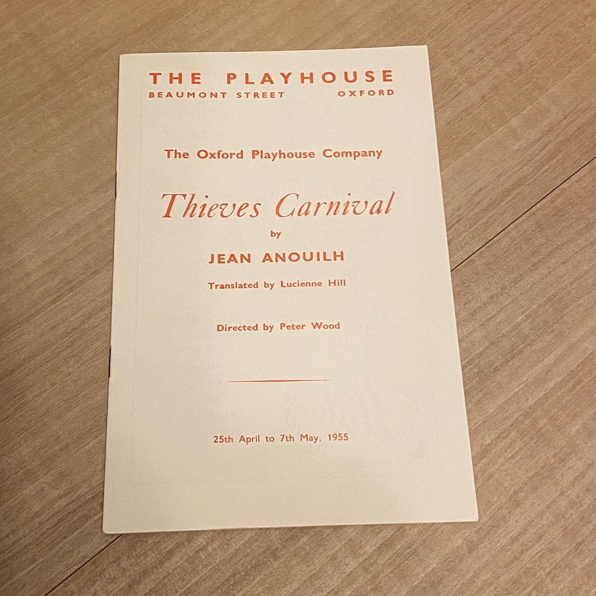 BereftStatistic's tweet image. Vintage theatre programmes arrived in the post today 😍 #oxfordplayhouse #michaelbryant