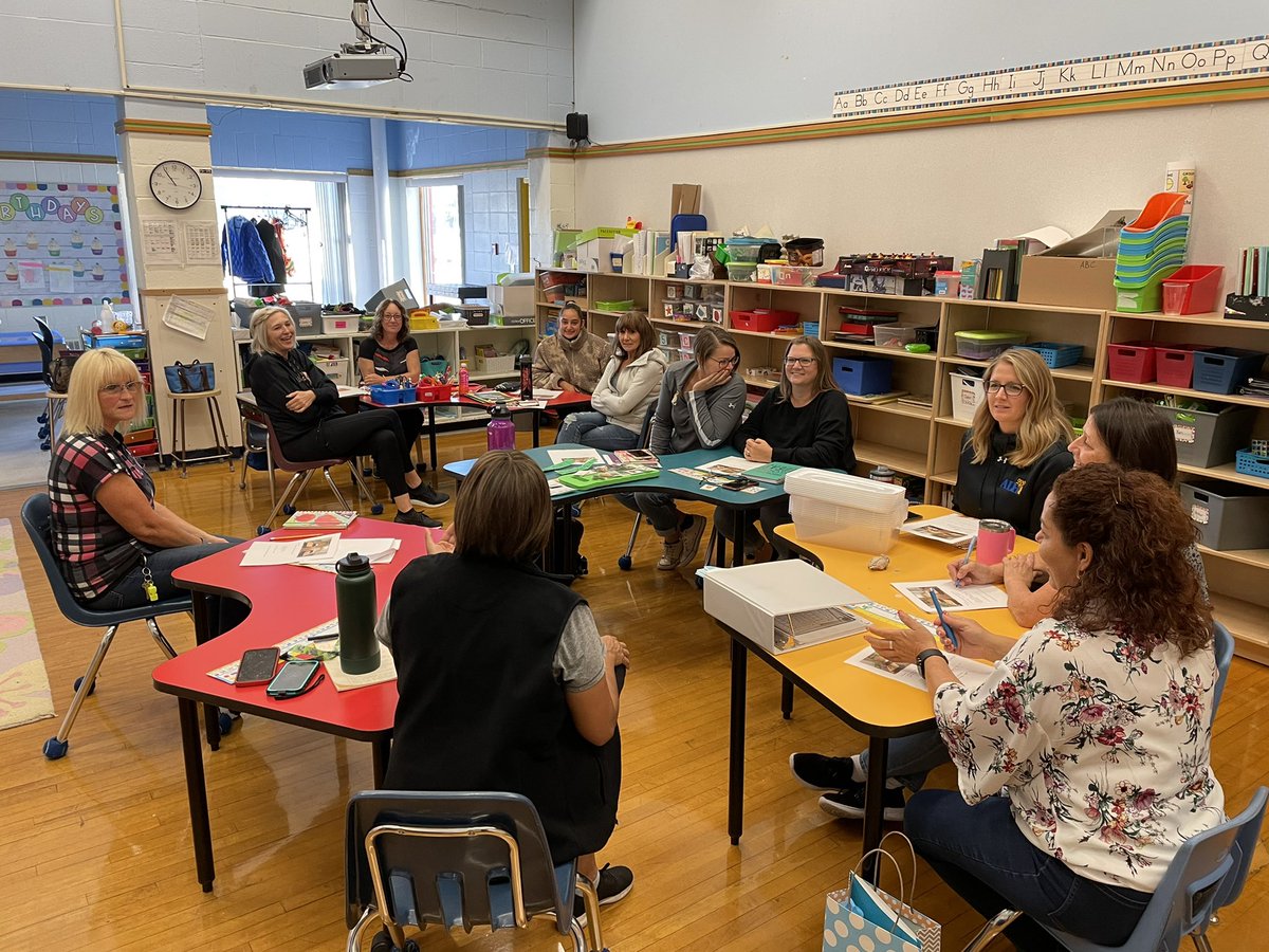 Our incredible classified staff members are talking about how to support students with complex needs. #eips #everyonecanlearnandsucceed