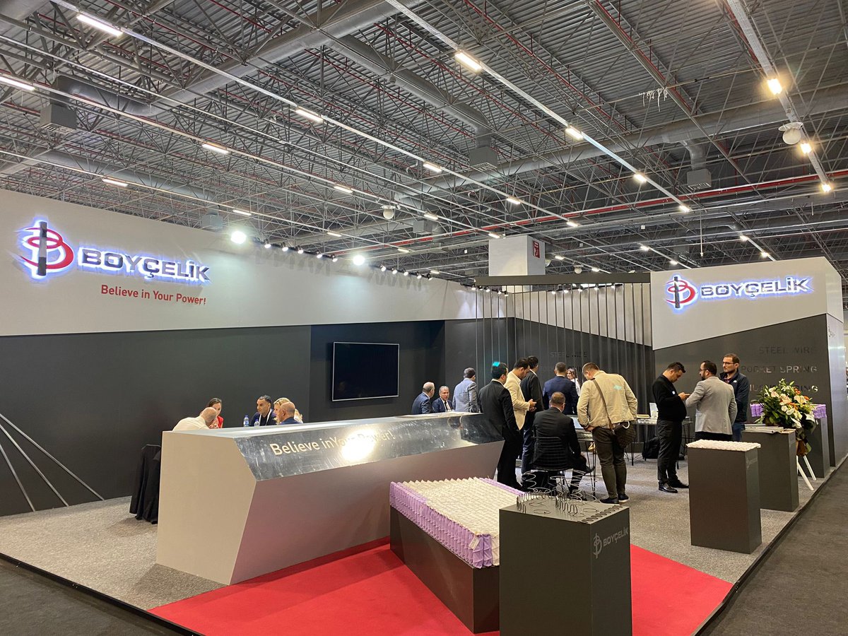boycelik's tweet photo. Do not miss the opportunity to meet the quality! #believeinyourpower #boycelik
📍Hall 6 / H05
@erciyesanadolu @serkoyay
@ibiabedding @ibiaexpo2022 #mattress #ibiaexpo #steelwire #pocketspringunits #bonelspringunits #springunits #tubesandprofiles #kayseri #İstanbul https://t.co/jKDXwPjvpU