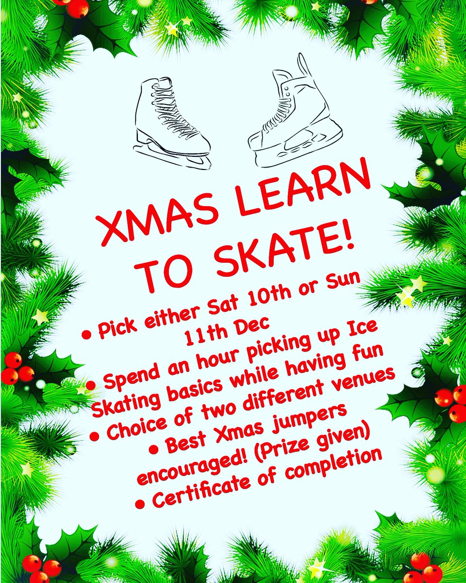 If you’re interested please contact me via; iceskatinglessonslondon.co.uk/contact-us/ (And add ‘Xmas fun skate’ to the subject title).
#iceskating #iceskatinglessons #ChristmasGifts #figureskating