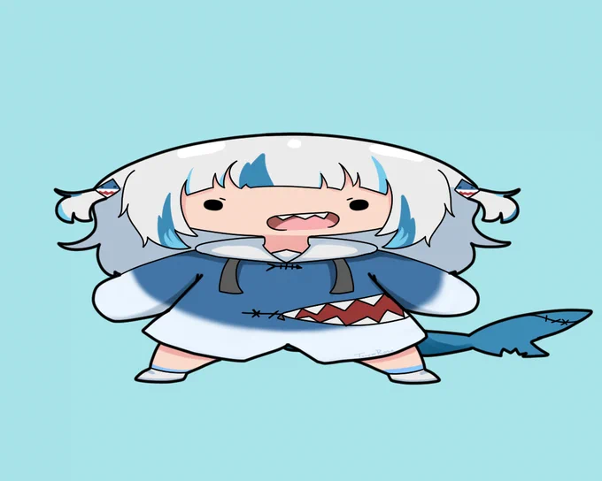 Flat Fuck Friday shark edition#gawrt 