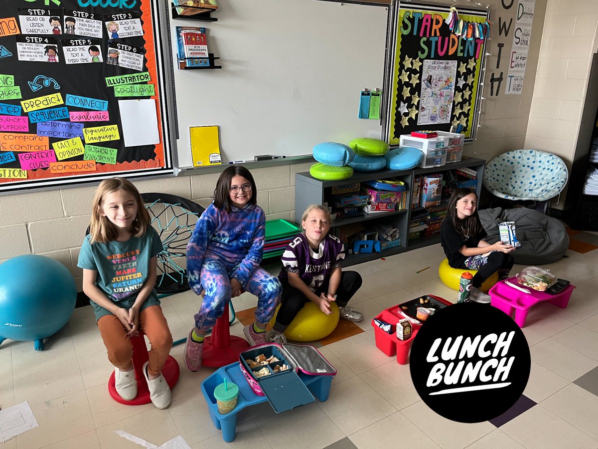 These hard working gals earned lunch bunch with me today.  They are not in the same class, but always set THE best example of including everyone. #ohmyheart #keystonepride
