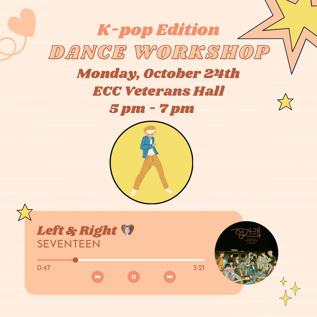 asa_salemstate's tweet photo. SAVE THE DATE ASA FAM!🐉🕺🏻
We have our first K-pop Dance Workshop of the year coming to you Monday, October 24th from 5-7pm at Vets Hall! Please register with the form in our LinkTree! DM/PM us if you have any questions or inquiries. https://t.co/GcdAyk8v8Z