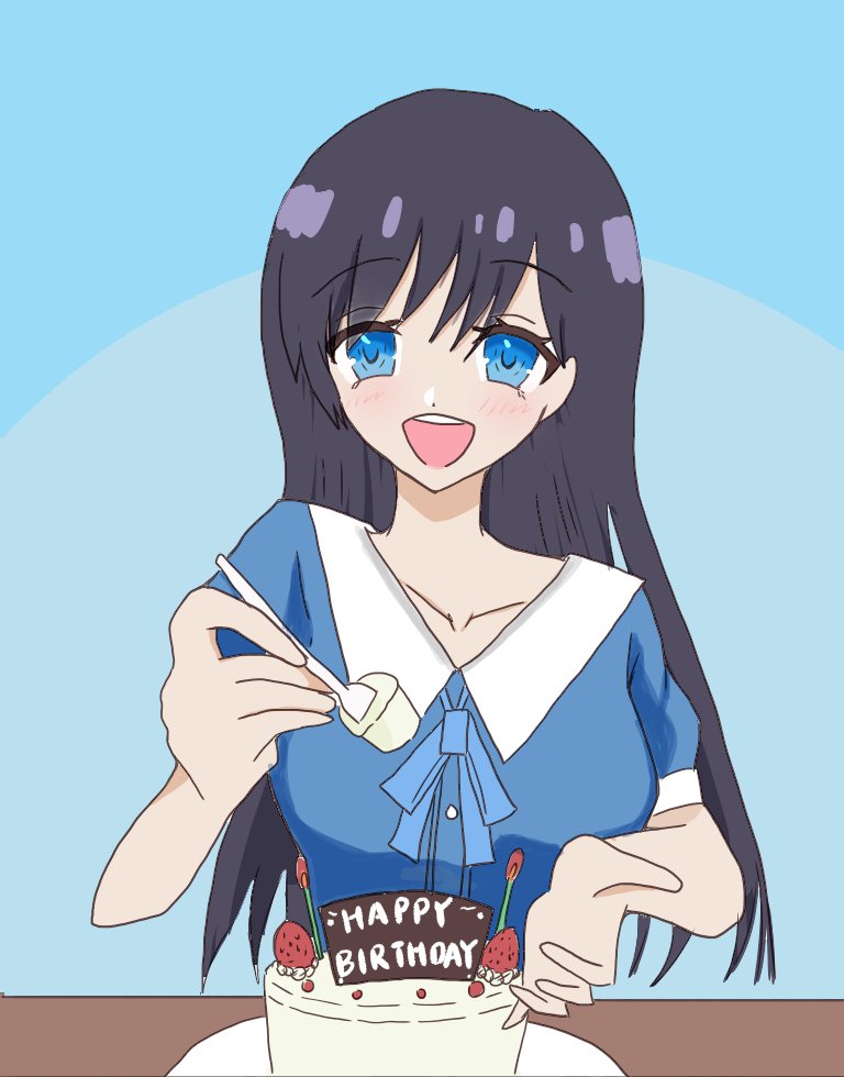 「#あなたのあお色の作品を見せてください #蒼井美月ぜーんぶ「蒼」!! 」|inazuma　💎🌙のイラスト