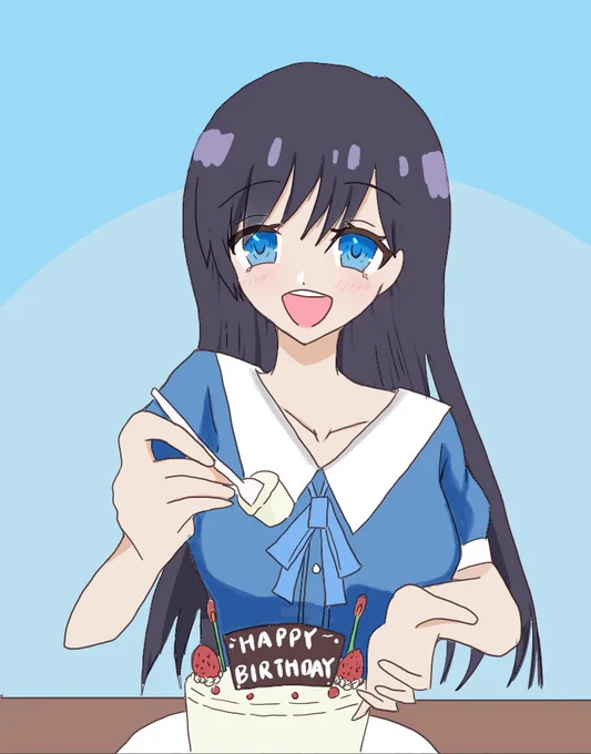 #あなたのあお色の作品を見せてください #蒼井美月ぜーんぶ「蒼」!! 