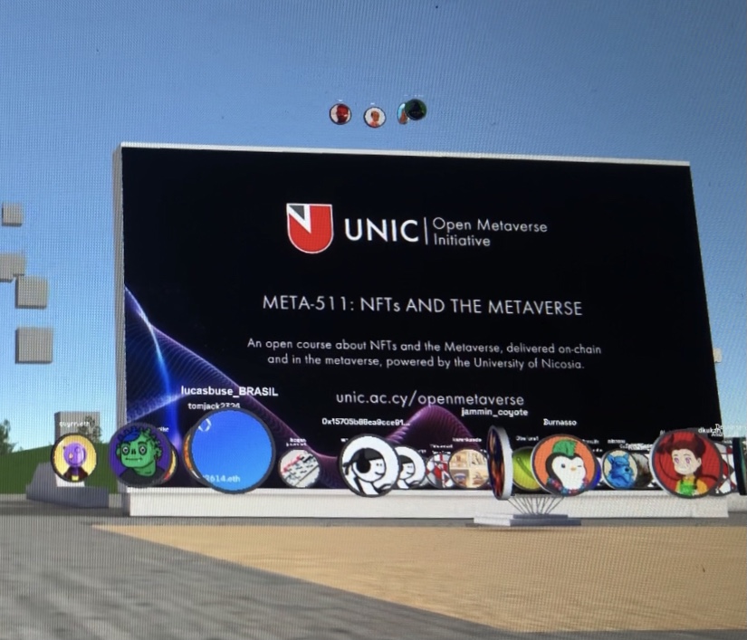 unicmetaverse's tweet photo. 🔹 WOW! The world's first live session, delivered 100% on chain and in the Metaverse has ended and it was AMAZING! 🚀  Thank you for being a part of it!

🔹Stay tuned for updates regarding the completion of the study material airdrop &amp; the course recording 🖥️

#unicmetaverse https://t.co/VDd1tasWfR