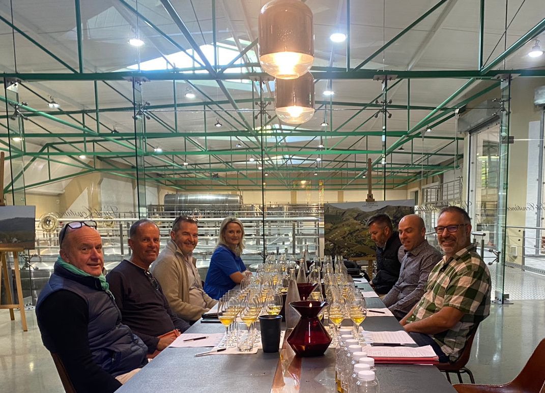 MaluLambert's tweet photo. Squad strong at today’s @kleinconstantia’s Vin de Constance blending panel. #vindeconstance #wine #southafrica https://t.co/kKf6QDAzOe