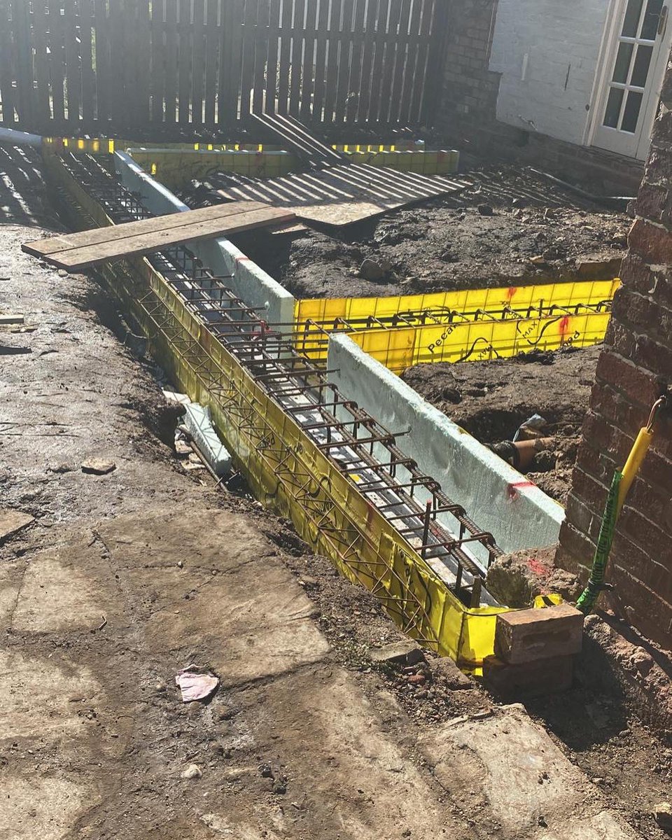 ltd_optima's tweet photo. Piles and Ground Beams complete this week in North Yorkshire for a repeat customer on a large rear extension. Please do not hesitate to contact us for piling works nationwide. https://t.co/DWYczAG0hb