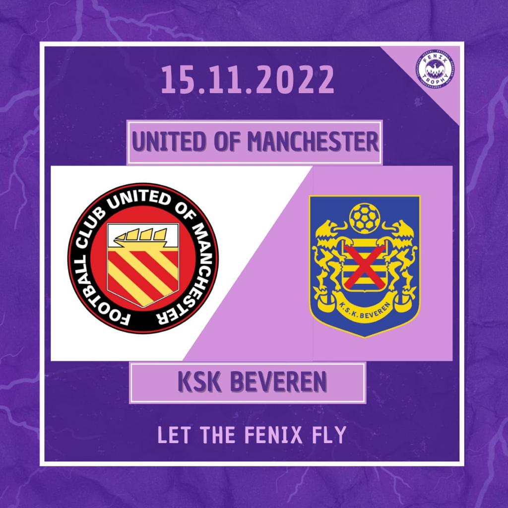 ⚽️ Welcome to another year of Fenix friendship, excitement & drama ⚽️ Tuesday 15th November Group A @FCUnitedMcr Vs @KSK_Beveren 19.45 ko GMT (20.45 CET) #MakingFriendsNotMillionaires