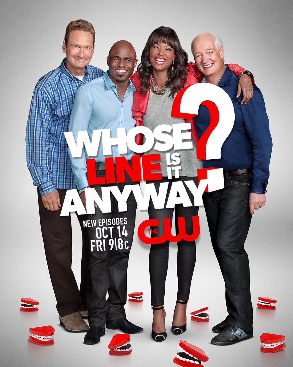 Getting ready to make stuff up! #WhoseLine returns with new episodes next Friday! Stream free next day only on The CW.