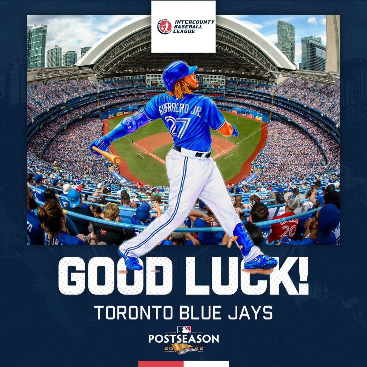 CBL1919's tweet photo. 🗣️ Wishing our friends, @BlueJays, the very best in the #Postseason!

#NextLevel 🇨🇦⚾️ https://t.co/Im6rMDRlkx