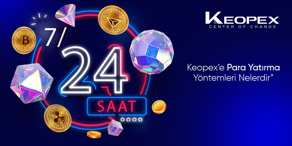 #Keopex’e 7 Gün 24 Saat yatırım yapabilir, #Bitcoin, #Ripple, #Tron ve diğer kripto paralar ile işlem yapabilirsin. 
Keopex’e Para Yatırma Yöntemleri Nelerdir?  👇bit.ly/3ftS7n1