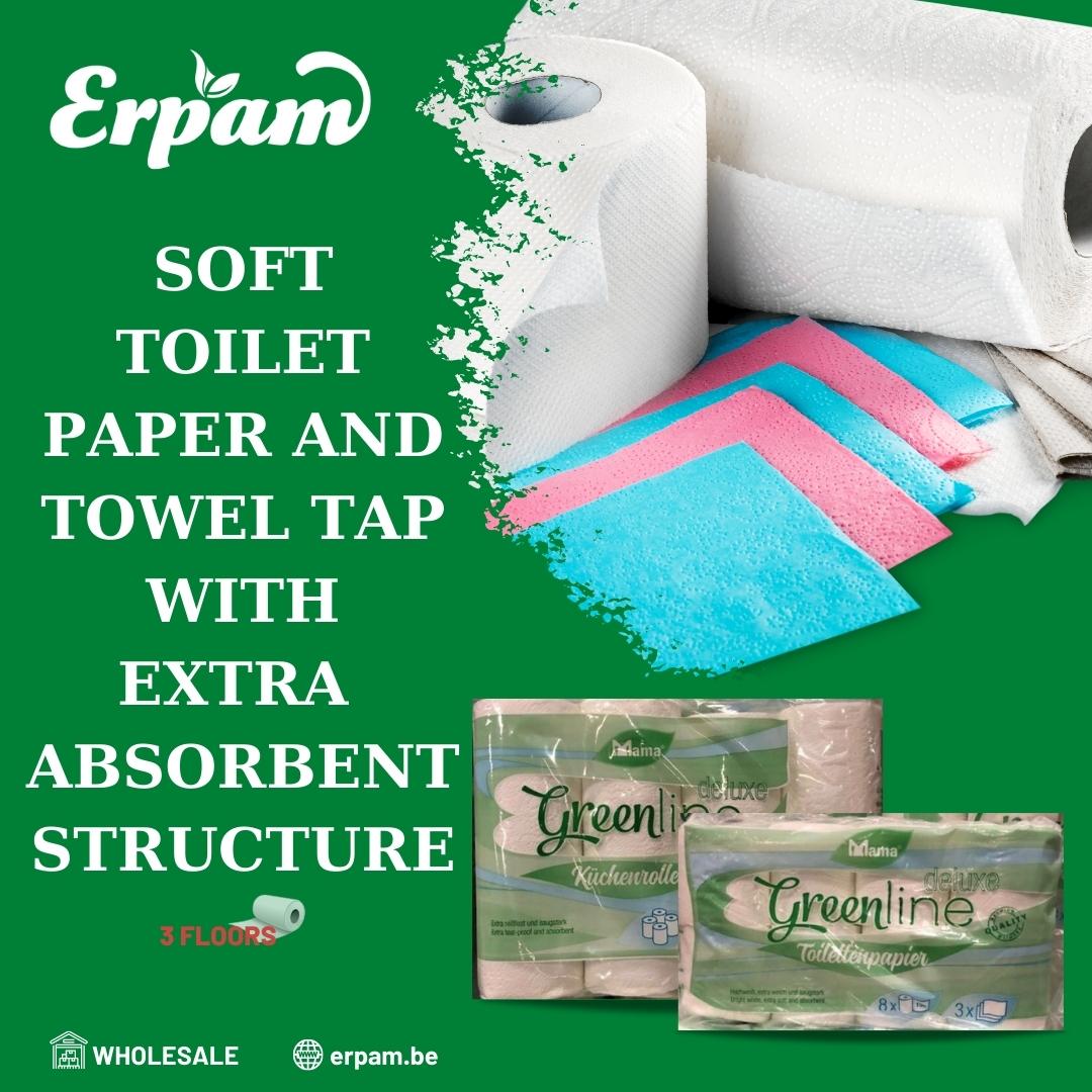 erpam_be's tweet image. Erpam, Paper Towels are soft, strong and highly absorbent, offering the perfect combination of quality, performance and value. 

#hygienicnapkins #toiletpaper #towelpaper #restaurants #hotels #wholesaleproducts #fastdelivery #hygienicproducts #hygienicpaper