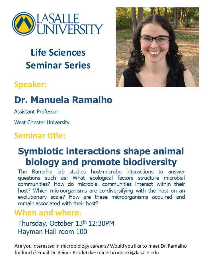 ISBTian's tweet photo. We are excited to host @Manu_Ramalho in our next week's seminar @bio_lasalle, which will tell us all about  🐜&amp;🦠 https://t.co/N6KnHjwrEv