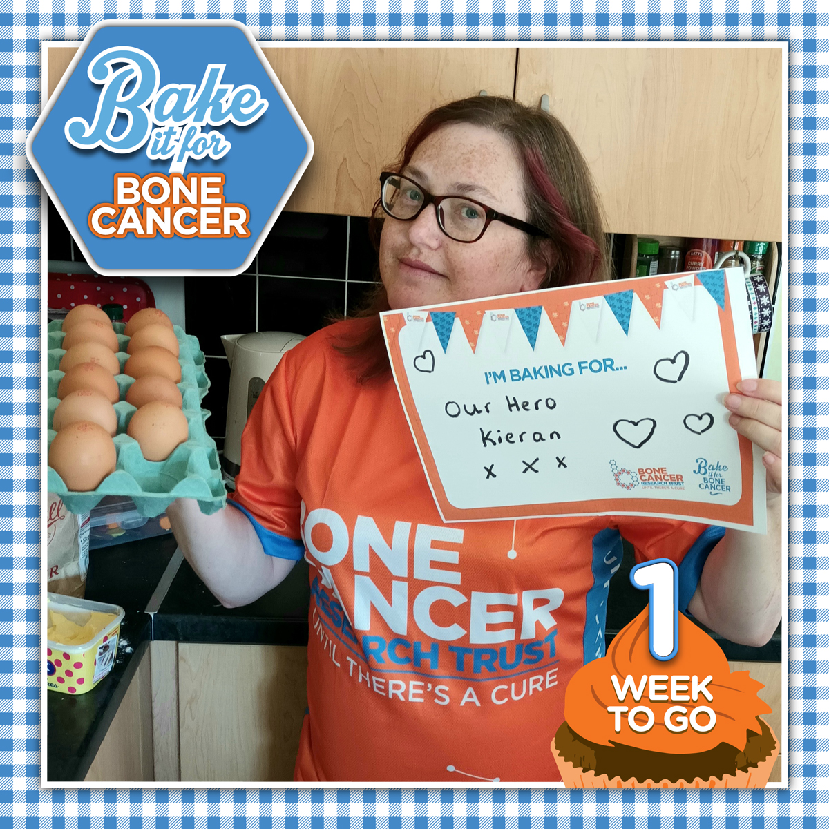 BCRT's tweet photo. Get your aprons on and spatulas at the ready because there's only 1 week to go until we Bake for a Breakthrough! 👩🍳 To find out how your fundraising could help make a difference for primary bone cancer patients, visit 👉 https://t.co/cnF7t70lrR #BIFBC #UntilTheresACure https://t.co/uU6Qx7BnBI