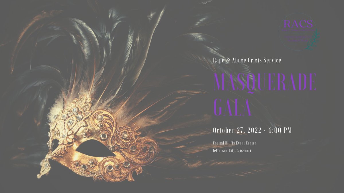 Help RACS Unmask Domestic Violence at the first ever Masquerade Gala.  Tickets available at ow.ly/NUvK50Kquh0