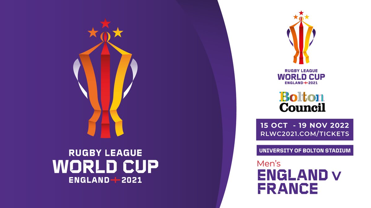 boltoncouncil's tweet photo. On Saturday, the 22nd of October, England faces France in the @RLWC2021! 🏉

To win two tickets to the game:
👉Follow Bolton Council and @greater_jobs 
👉Tag the person you would take in the comments
👉Retweet 

It's as easy as that! ✅

Closes midday 14th October. https://t.co/ZJ275sW12f