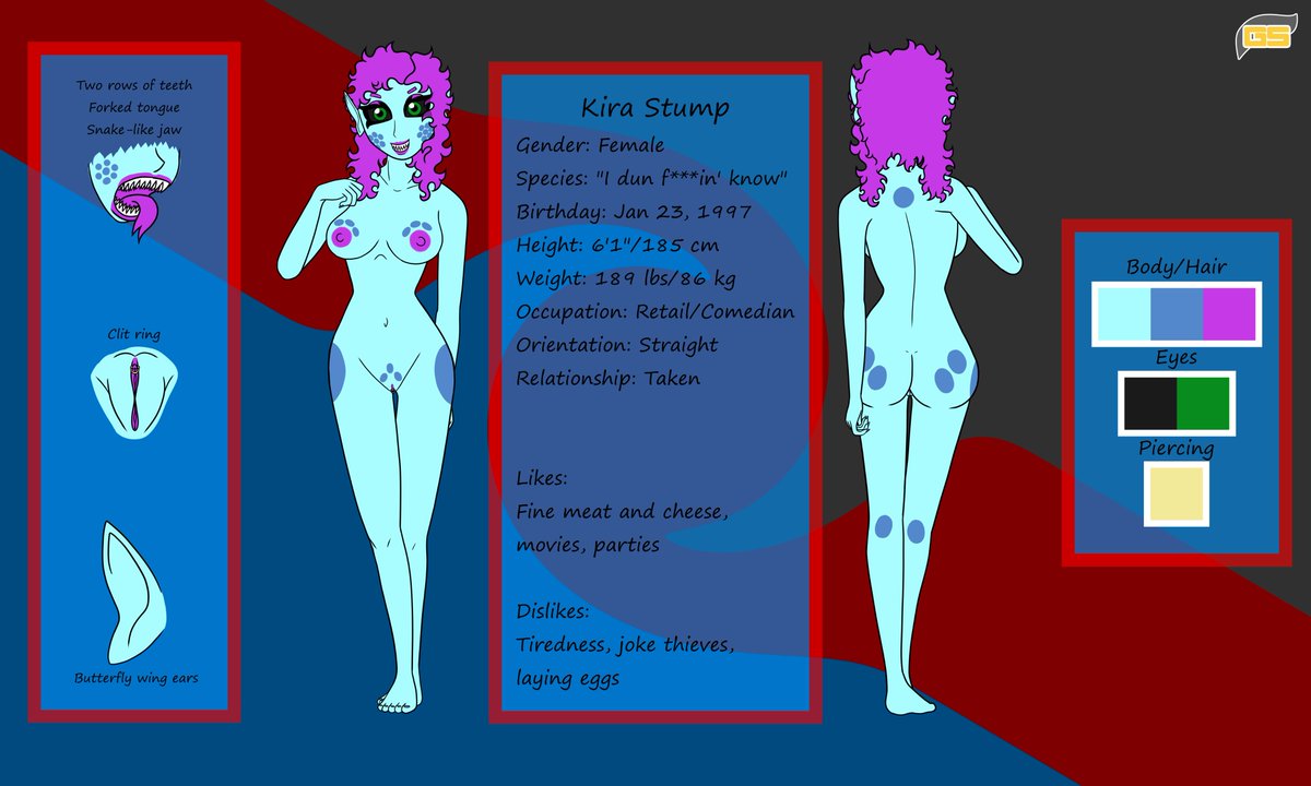 GildedSilverfox's tweet photo. I'm starting to make some ref sheets for the Zorra family, and I'm prioritizing characters who are in a relationship, so that I can get couples commissions and such. Here's Kira :3 #art #furry #furryart #animegirl #AnimeArt https://t.co/JWxzcw7qkw