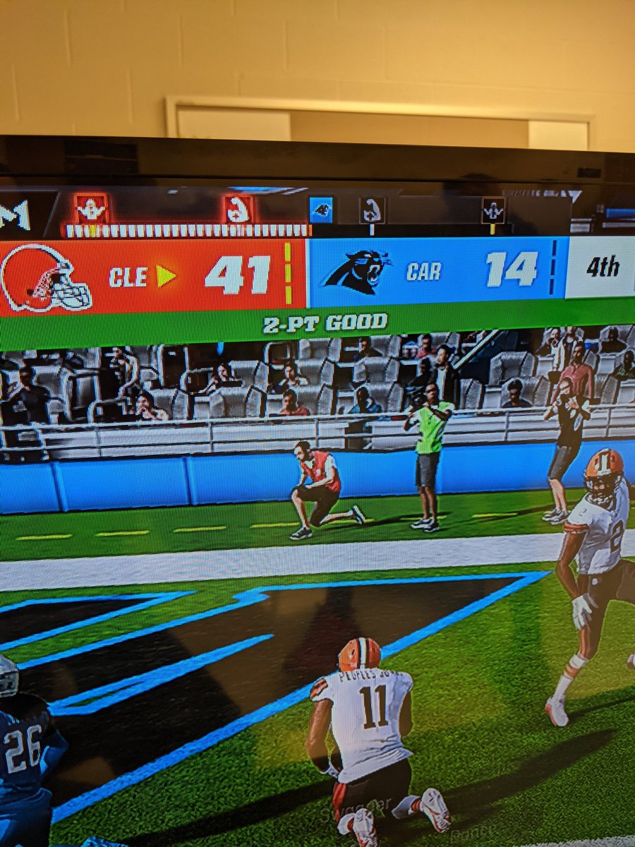 boys_holmes's tweet photo. Coach Martin 41. Elijah Williams 14.  Lol don't talk smack in Madden!!! https://t.co/MD6r2rkK1s