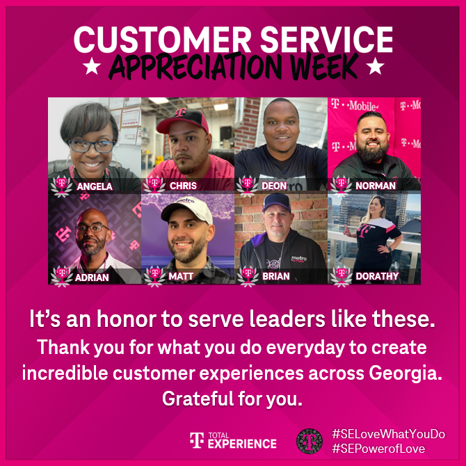 Huge props to the Atlanta East @MetroByTMobile dealer support team. Do you know them? If not, you will soon! 🙌They are committed to #customerexperience & raising the bar with those they leader/support. THANK YOU for BEING YOU! #SELoveWhatYouDo @TonyCBerger @AnnieG_FL @thayesnet