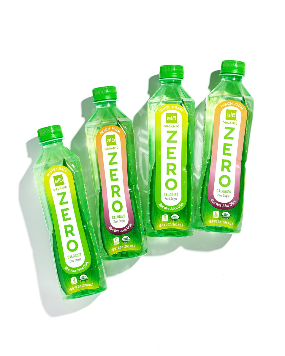 ALOdrink's tweet photo. With all of the fruity flavor and none of the calories, there are ZERO reasons not to try ALO Organic Zero 😋 Find them at a store near you, or online at @amazon and https://t.co/OpwV72r39J. https://t.co/SFFIxXgF1D