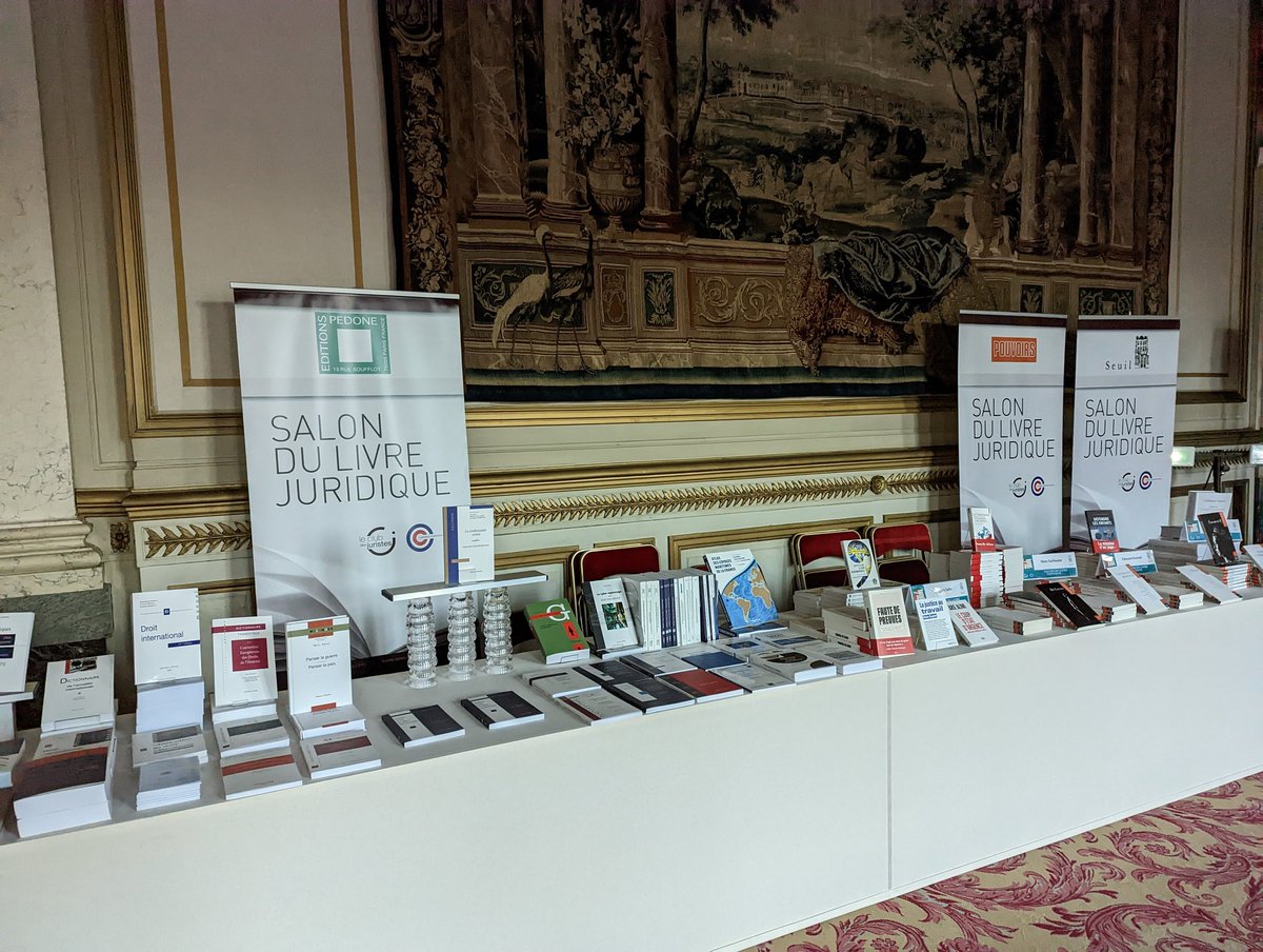 cottinstef's tweet photo. Petit avant goût pour demain #salondulivrejuridique 2022
Bon salon du livre juridique https://t.co/zdW0TPEqKa