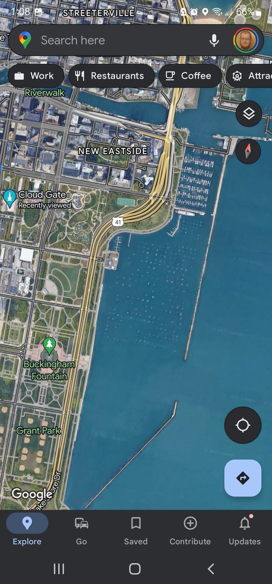 zac1atak's tweet photo. @googlemaps what is this attempt at capturing boats in satellite view? Are the overheads slightly time lapsed? https://t.co/CaKX33YO2a