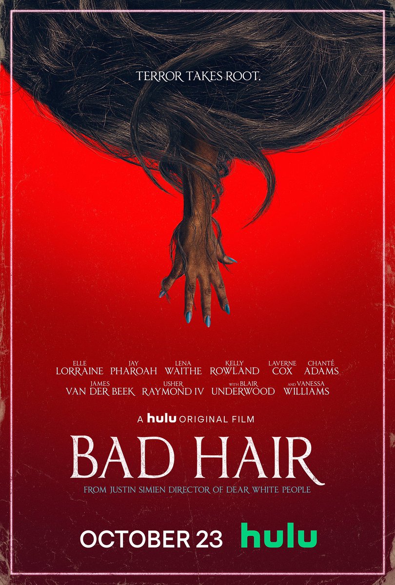 #SisterPsycho’s #HorrorReview: #31NightsofHalloween #BadHair Branded as a #horrorsatire, it will make you laugh, but there are some #disturbing parts. It questions does #badenergy transfer from where it comes from. Make sure you trust your hair dresser. Where to Watch: @Hulu
