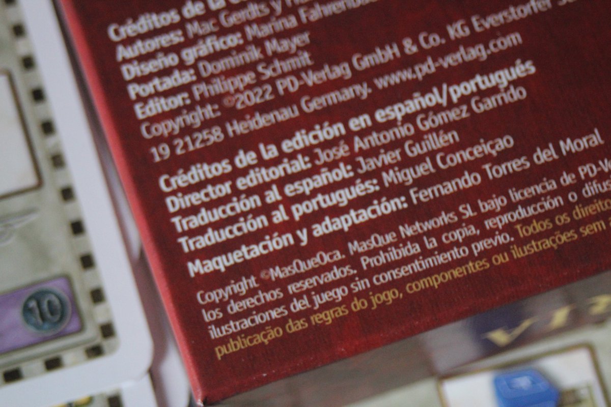 GamesInBW's tweet photo. Fresh arrival!
Translation, one of my freelance areas.
Well over 40 titles, now.
Increasing accessibility for Portuguese speakers.
Concordia Solitaria, by #macgerdts, for @masqueoca
#boardgames #jogosdetabuleiro #juegosdemesa #jeuxdesocieté #photography #freelancer #translation https://t.co/QyL0SIxgbo