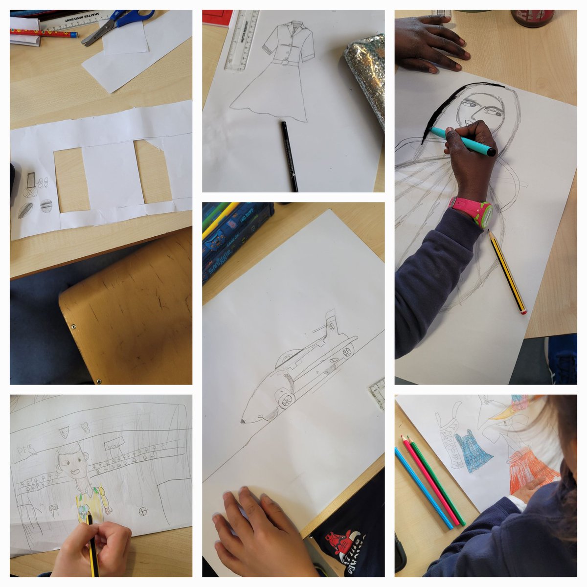 MrSteel84's tweet photo. P3/4 were in the process today of creating 1950s art to be displayed next week.@SeatonPSchool https://t.co/IEnaWpGruJ