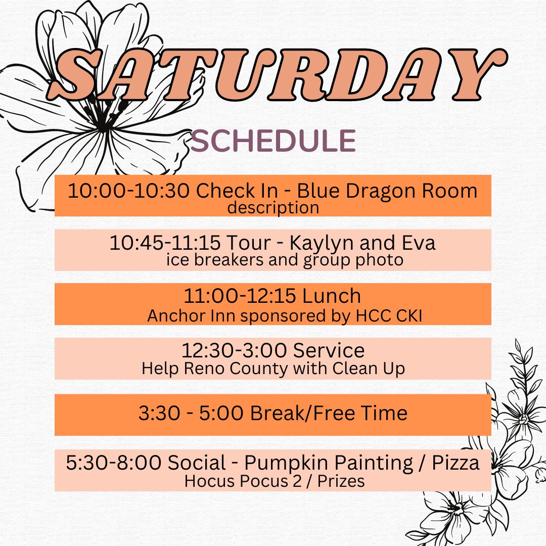 CkiKansas's tweet photo. We are so excited to see you tomorrow at Fall Into Service 2022!
The following images include the schedule for both Saturday and Sunday as well as our guest speakers. Head on over to our Instagram (@kansascki) for their introductions! https://t.co/ROG0uR6fMf