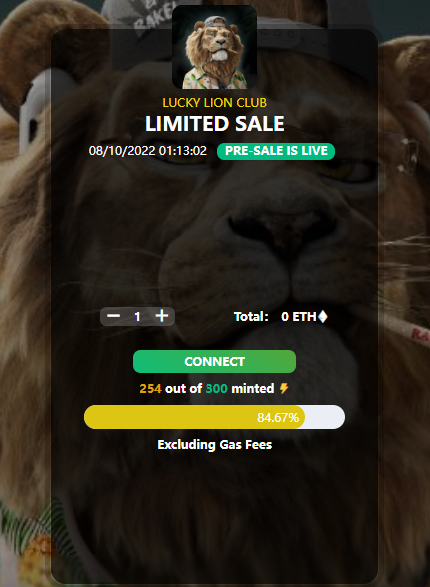 IuckyIion_Club's tweet photo. 🚨BIG NEWS 🚨

🎉 Due to the bear market, we decided to draw 300 places among Twitter members to give WL for free

📢 If you are mentioned, mint now (free minting)

👇Click the official minting link below

https://t.co/cqAyOPdAch https://t.co/PEn4CRFdsW