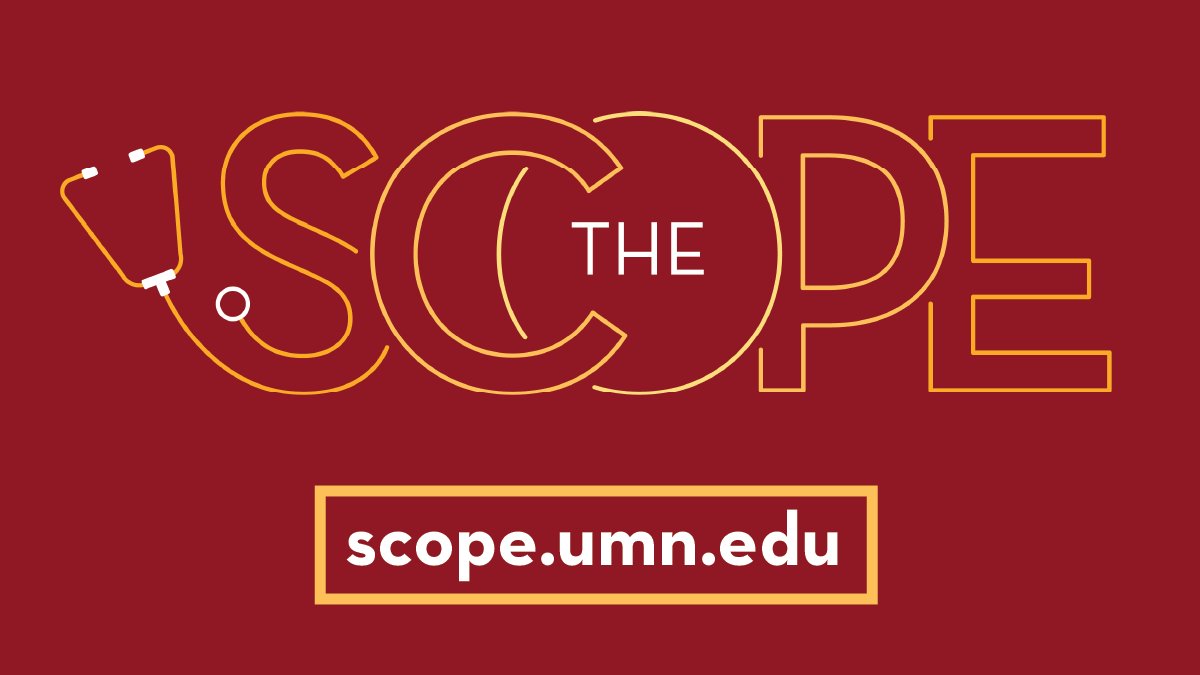 umnmedschool's tweet photo. The OCTOBER issue of THE SCOPE 🩺 is here❗
Read it here! ➡️: https://t.co/WC1PeGanDK.
Find out what events, news, research, and funding opportunities are happening at the Medical School!
#UMNmed | #LookForTheM https://t.co/UHzGem0MK7
