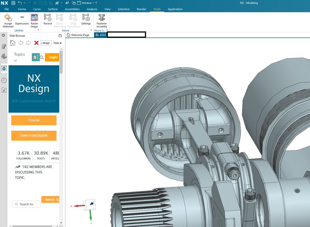 CalumDouglas1's tweet image. Now that I`ve completed my F1 work, I can get this project going again, next up is remodelling the DB605 cylinder heads in NX CAD software. Unlike the rest I`ll be doing a screen-record of this, THEN, I`ll be looking at if we can solve the 605`s head problems with modern tools...